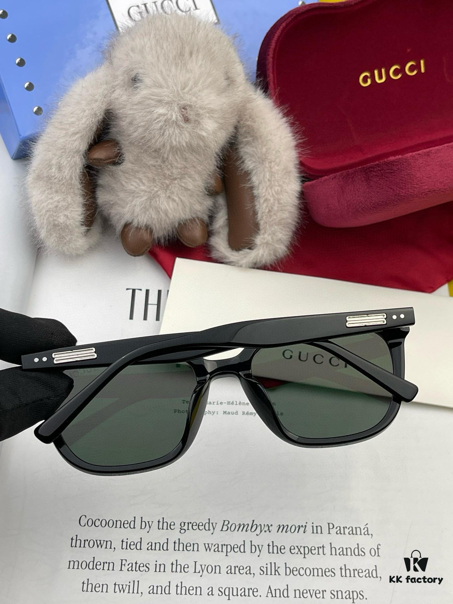 GUCCI 2025 Spring New One-Piece Sunglasses, Small Frame Unisex Sunglasses