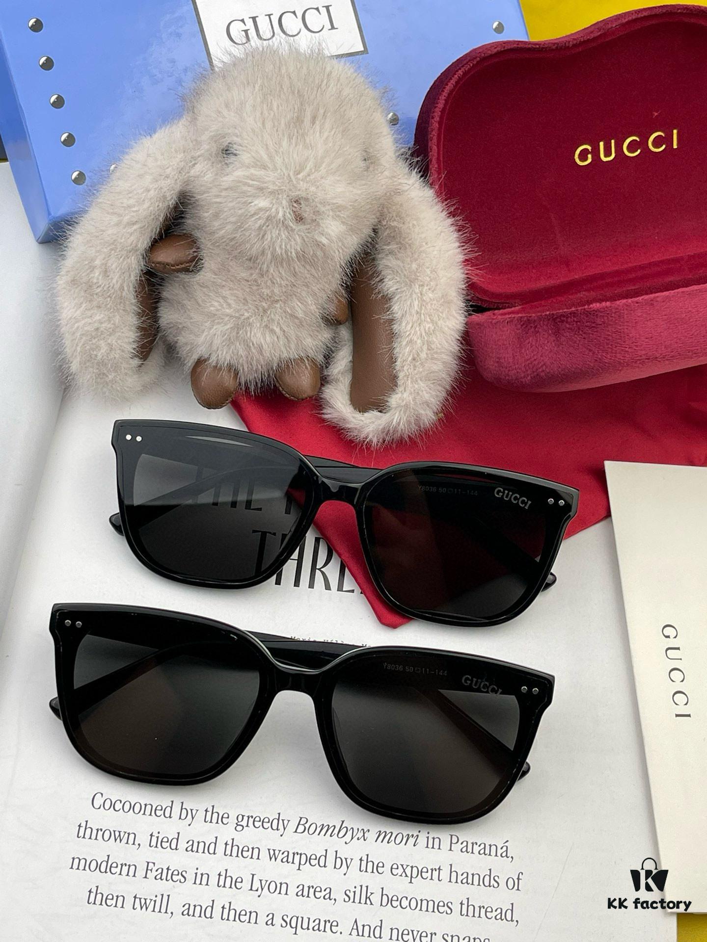 GUCCI 2025 Spring New One-Piece Sunglasses, Small Frame Unisex Sunglasses