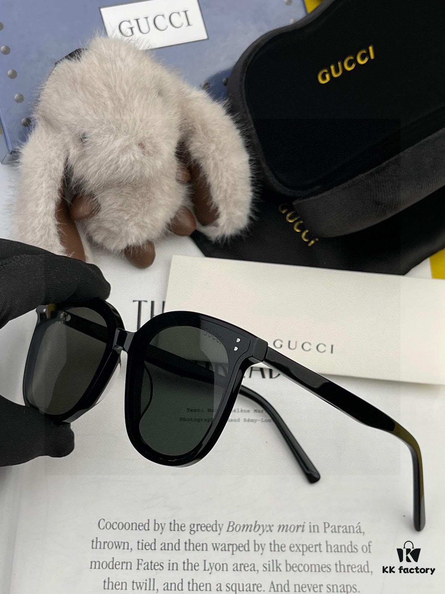 GUCCI 2025 Spring New One-Piece Sunglasses, Oversized Unisex Nylon Sunglasses Model G5603