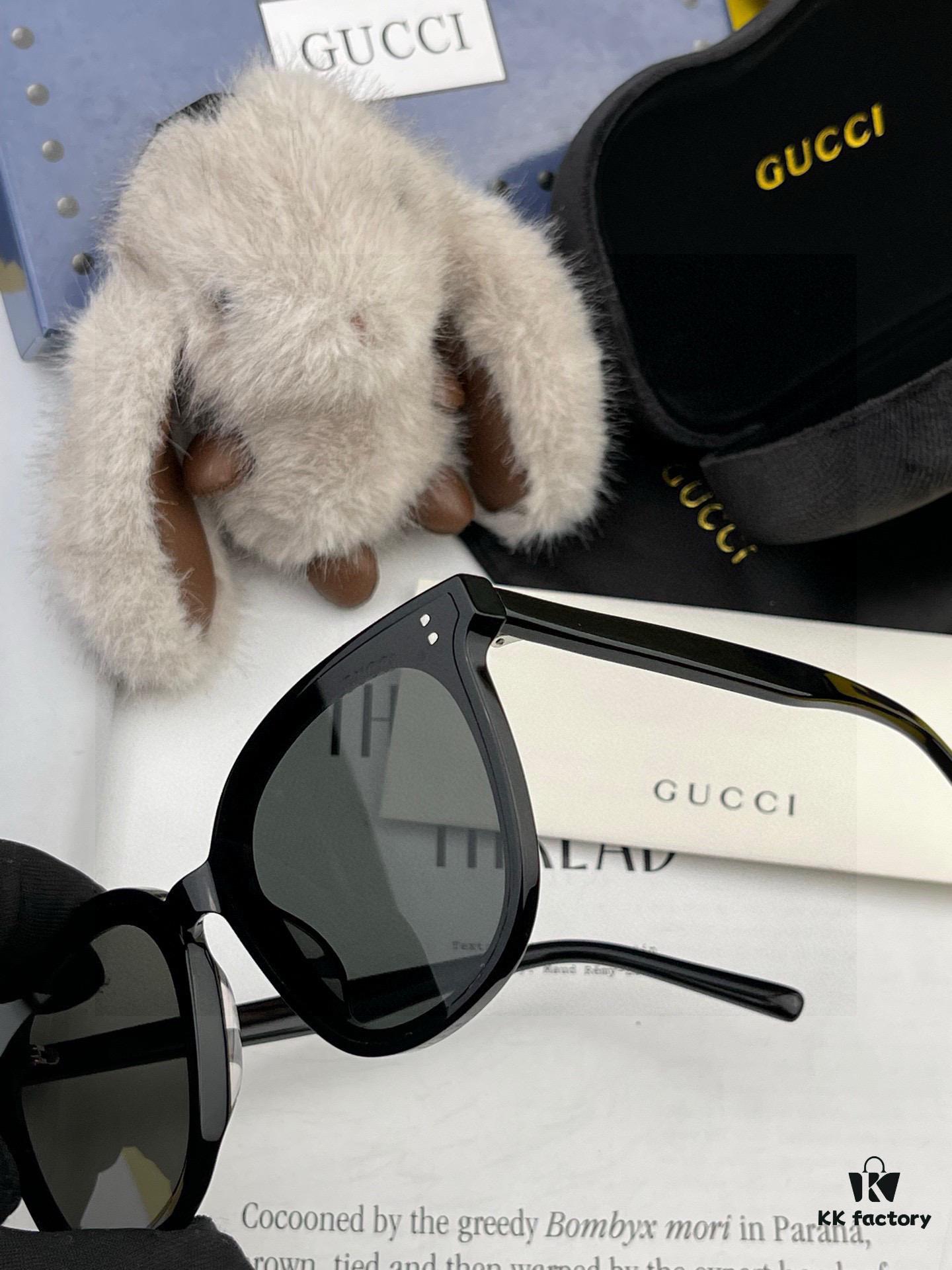 GUCCI 2025 Spring New One-Piece Sunglasses, Oversized Unisex Nylon Sunglasses Model G5603