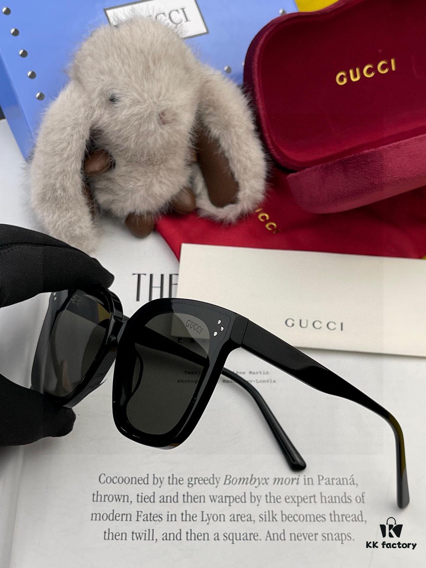 GUCCI 2025 Spring New Unisex Oversized Nylon Sunglasses Model G4803