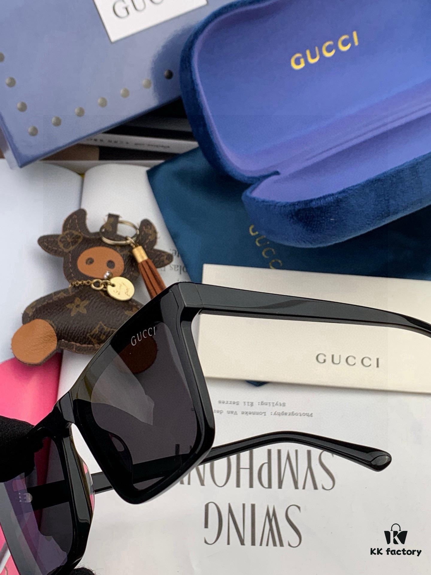 GUCCI 2025 New Spring Unisex Oversized One-Piece Sunglasses