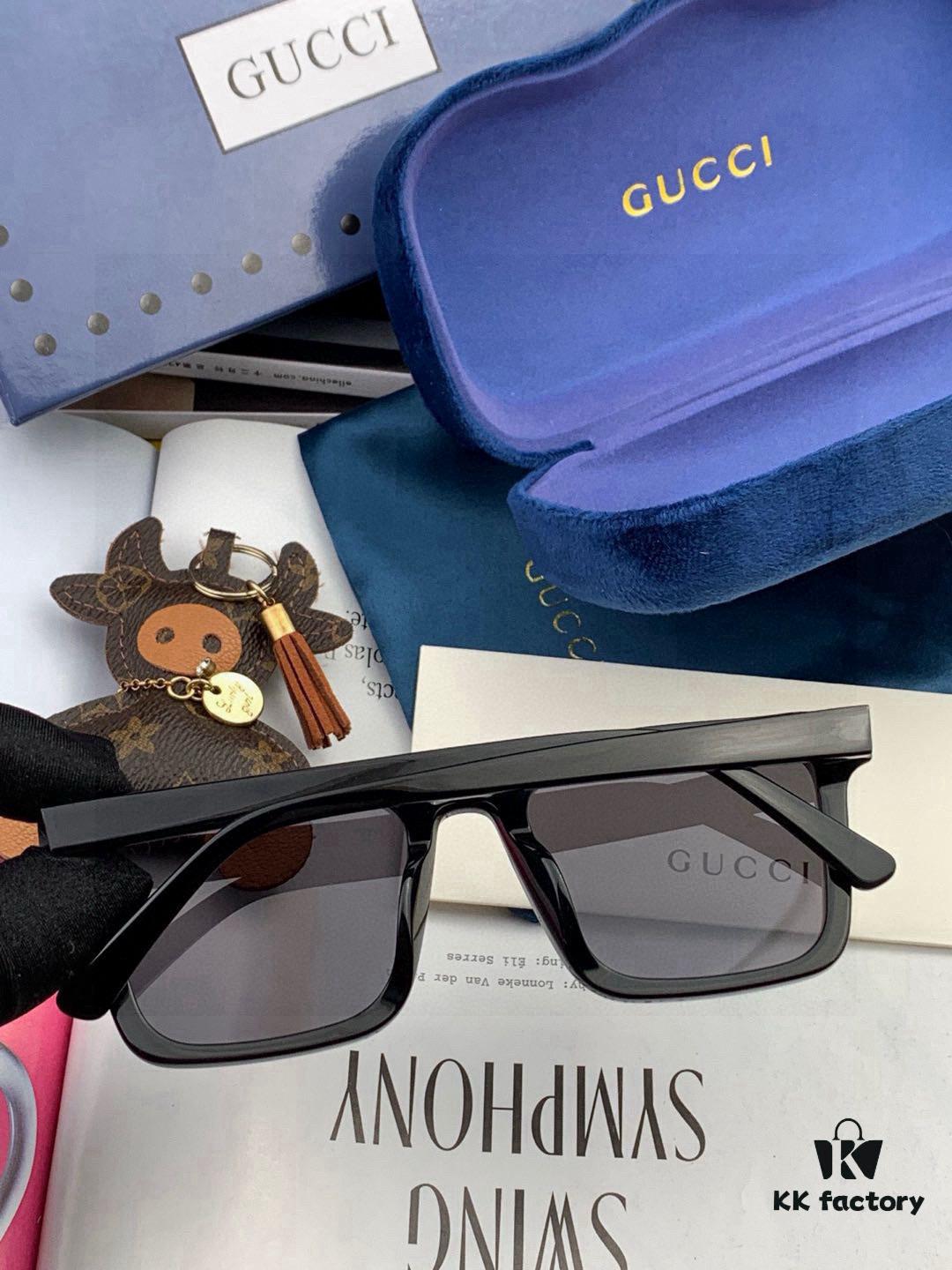 GUCCI 2025 New Spring Unisex Oversized One-Piece Sunglasses