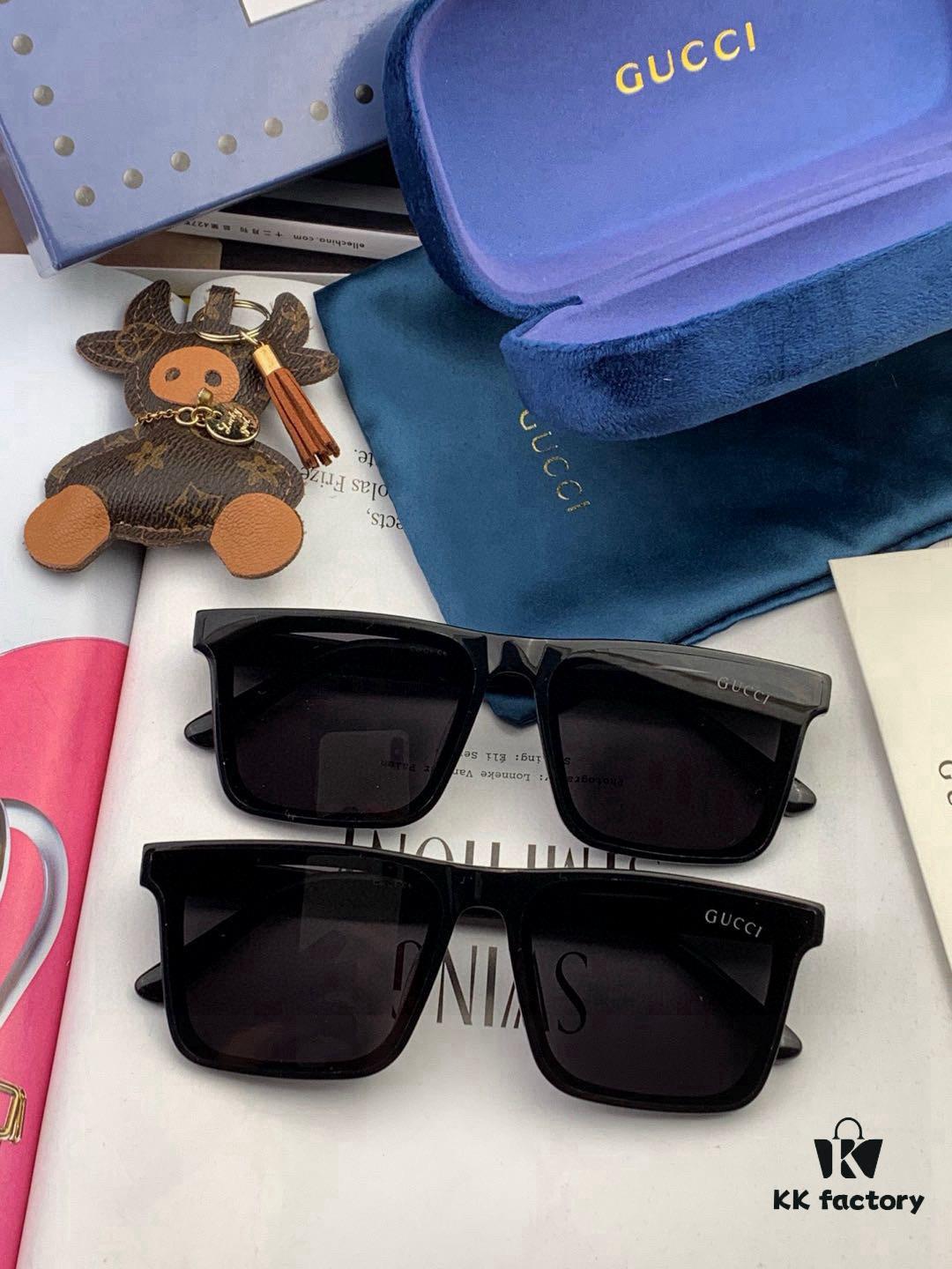 GUCCI 2025 New Spring Unisex Oversized One-Piece Sunglasses