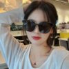 GUCCI 2024 New Spring Launch One-Piece Oversized Nylon Sunglasses Unisex Model G580