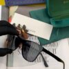 GUCCI 2025 New Spring Launch One-Piece Oversized Sunglasses, Unisex Nylon Frame UV-Protective Shades
