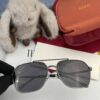 Gucci High-Quality Unisex Sunglasses, Imported Polarized Lenses by Polaroid, Aviator Style, UV Protection, Universal Fit for Driving and Fishing