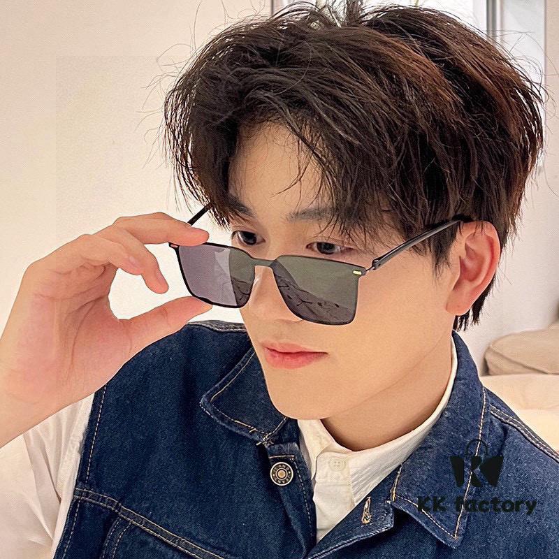 Gucci New Model One-Piece Driving Sunglasses, Celebrity Favorite, Unisex Aviator Sun Glasses