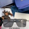 Gucci New Model One-Piece Driving Sunglasses, Must-Have Style for Travel, Popular Among Multiple Celebrities, Unisex Aviator Sunglasses Model: G7809