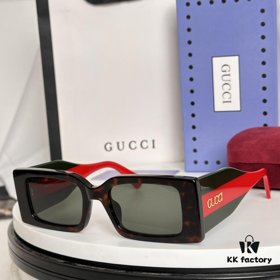 GUCCI GG1860S Sunglasses, 53-22-145, Glossy Black Acetate with Color-Injected Temples Featuring Gucci Logo