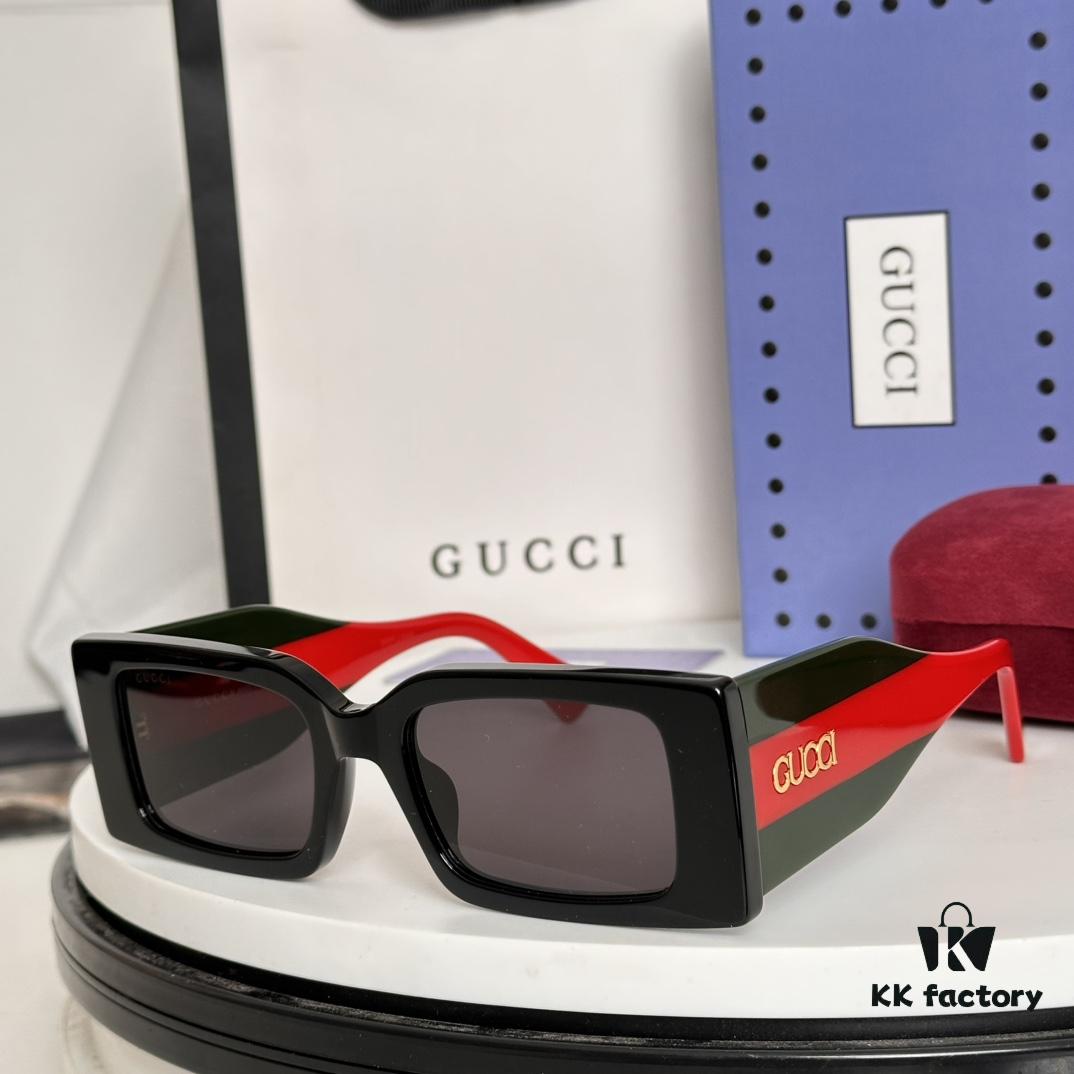GUCCI GG1860S Sunglasses, 53-22-145, Glossy Black Acetate with Color-Injected Temples Featuring Gucci Logo