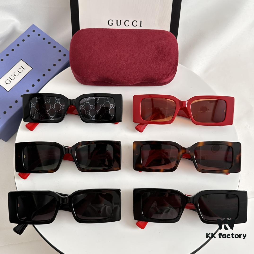 GUCCI GG1860S Sunglasses, 53-22-145, Glossy Black Acetate with Color-Injected Temples Featuring Gucci Logo