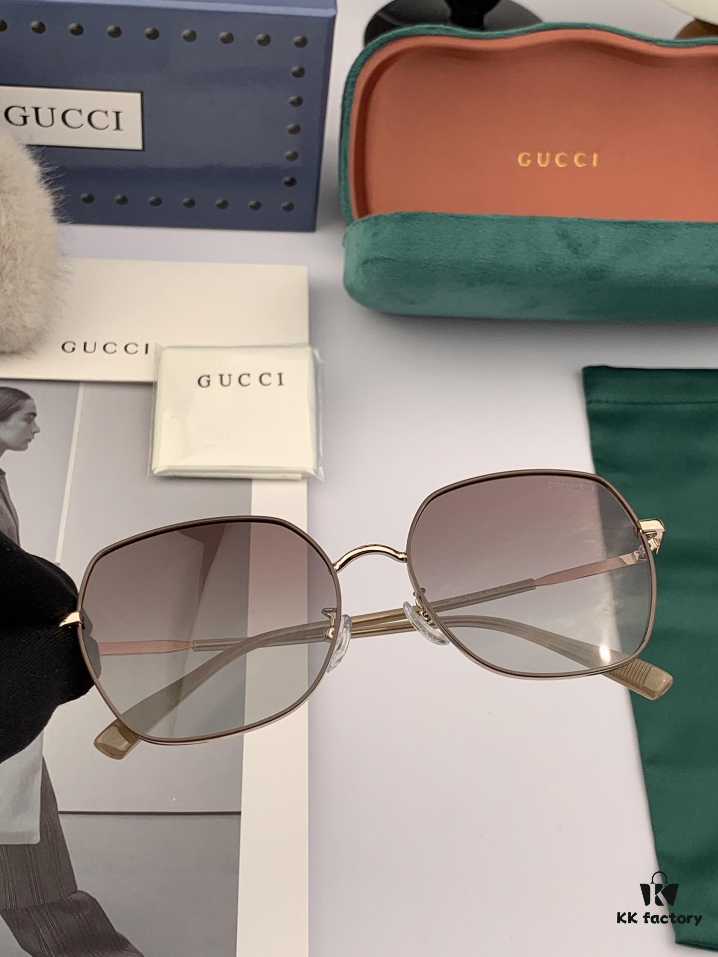 Polarized Series Sunglasses Original GUCCI Influencer Super Hit Blue Classic Luxury Worldwide Fashion Round Frame Sunglasses High-End Quality Luxury Logo Authentic Acetate Material Model: G9250