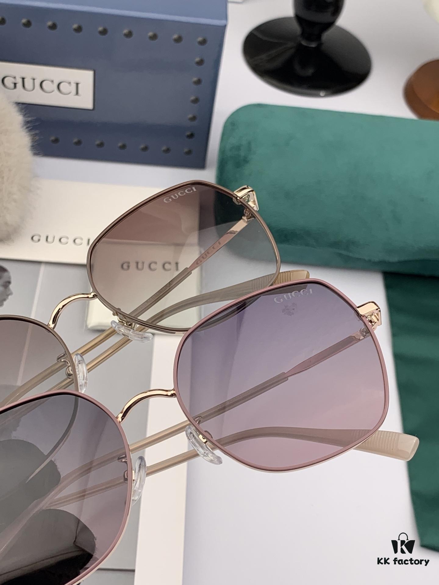 Polarized Series Sunglasses Original GUCCI Influencer Super Hit Blue Classic Luxury Worldwide Fashion Round Frame Sunglasses High-End Quality Luxury Logo Authentic Acetate Material Model: G9250