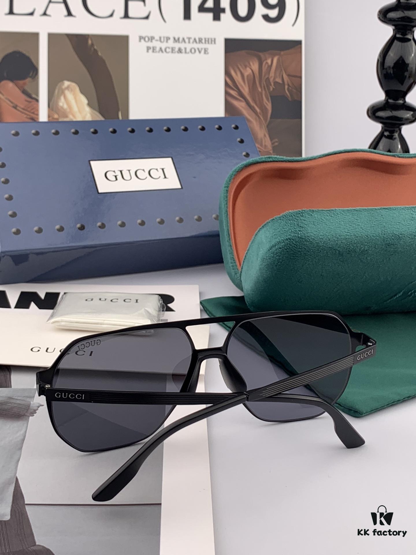 GUCCI Men's Colorful Pilot Polarized Sunglasses