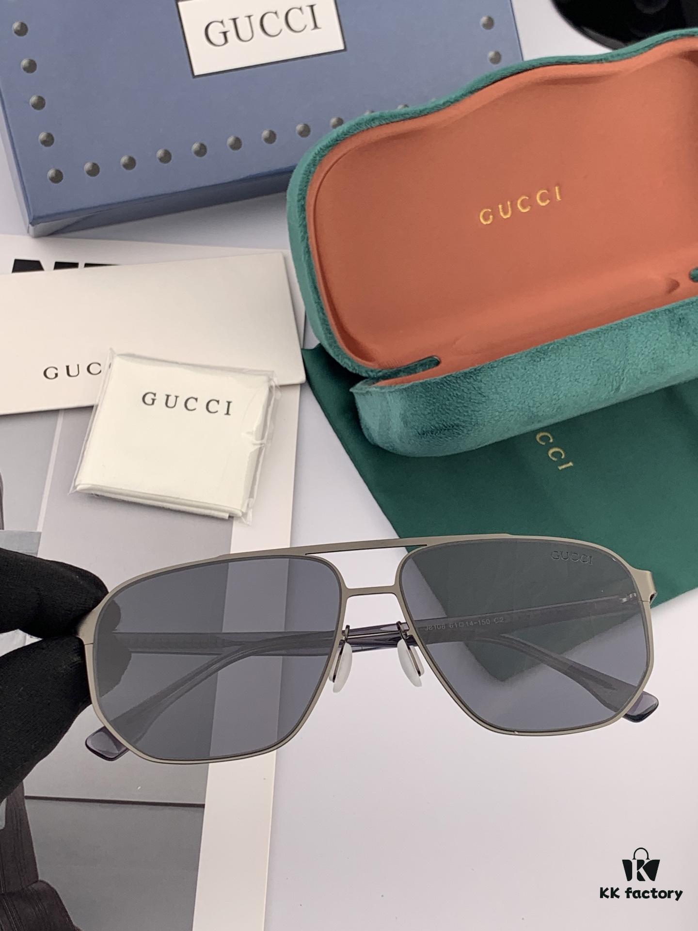 GUCCI Men's Colorful Pilot Polarized Sunglasses