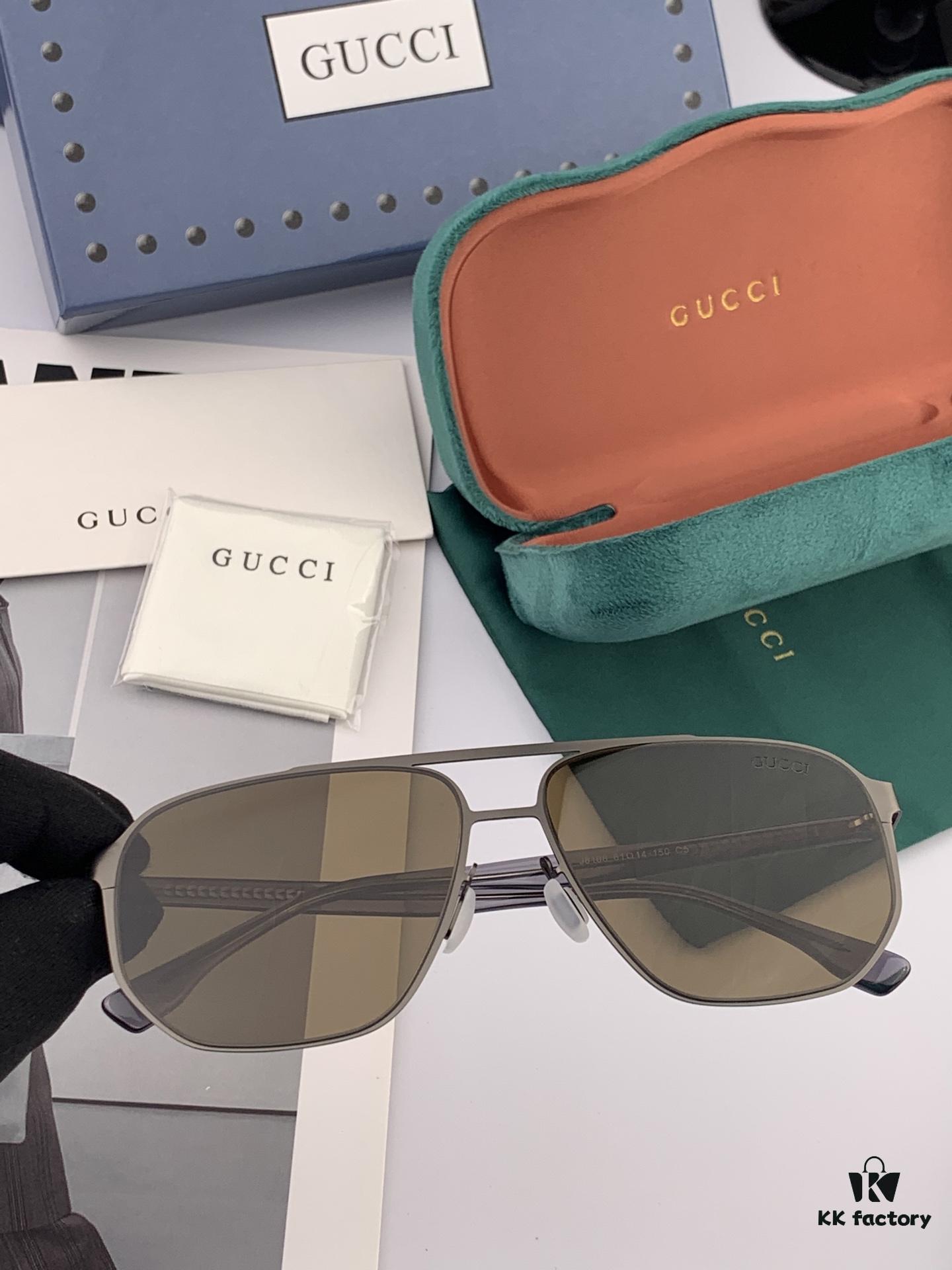 GUCCI Men's Colorful Pilot Polarized Sunglasses