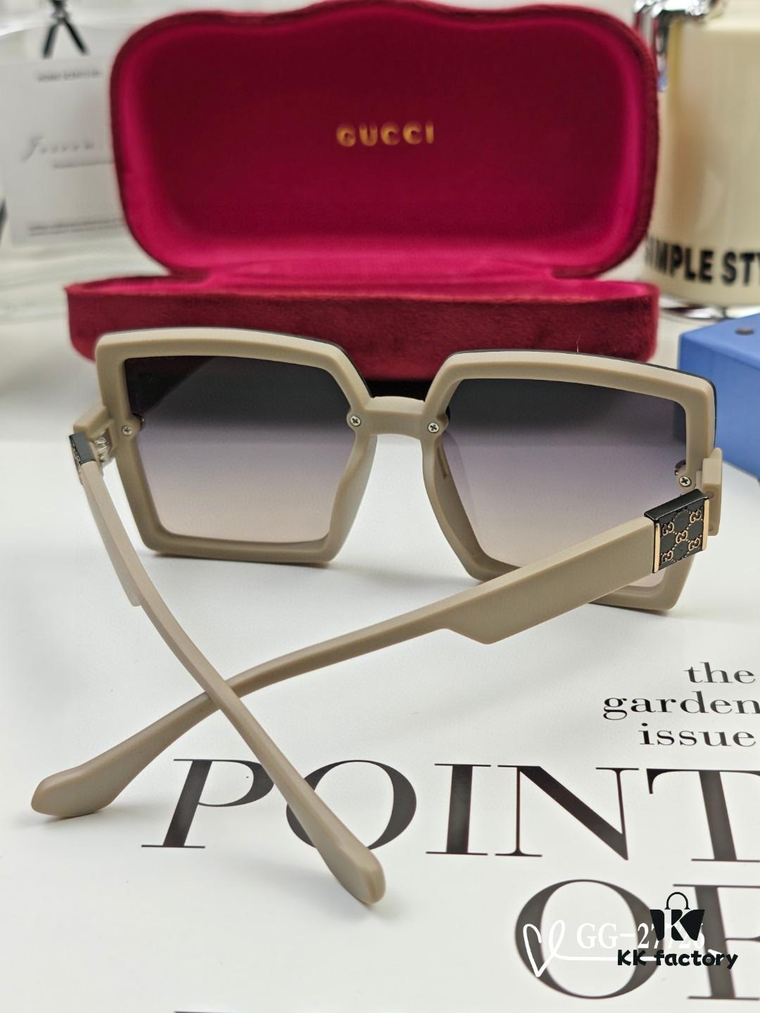 Italian Gucci - GUCCI, Polarized Resin HD Lenses, TR Frame Lightweight and Comfortable to Wear, Size: 57-16-148, New Model GG Sunglasses Reduce Glare, Block Harmful Radiation, Ideal for Travel, Outdoor Use and Driving