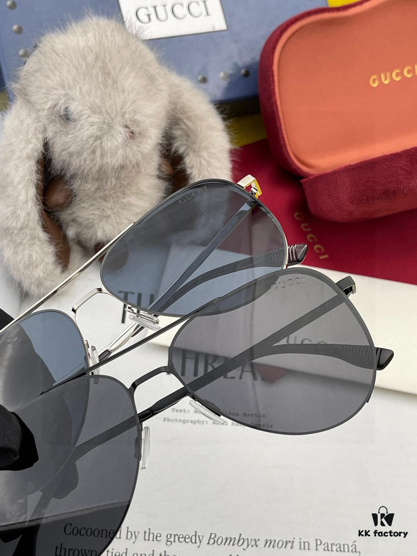 GUCCI Men's Colorful Pilot Polarized Sunglasses