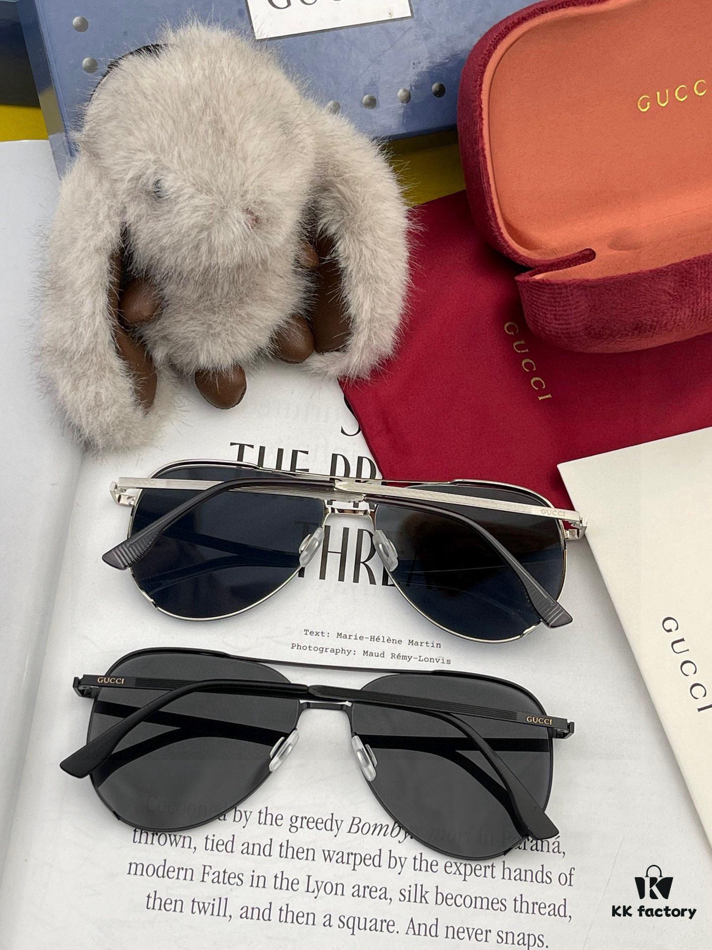 GUCCI Men's Colorful Pilot Polarized Sunglasses