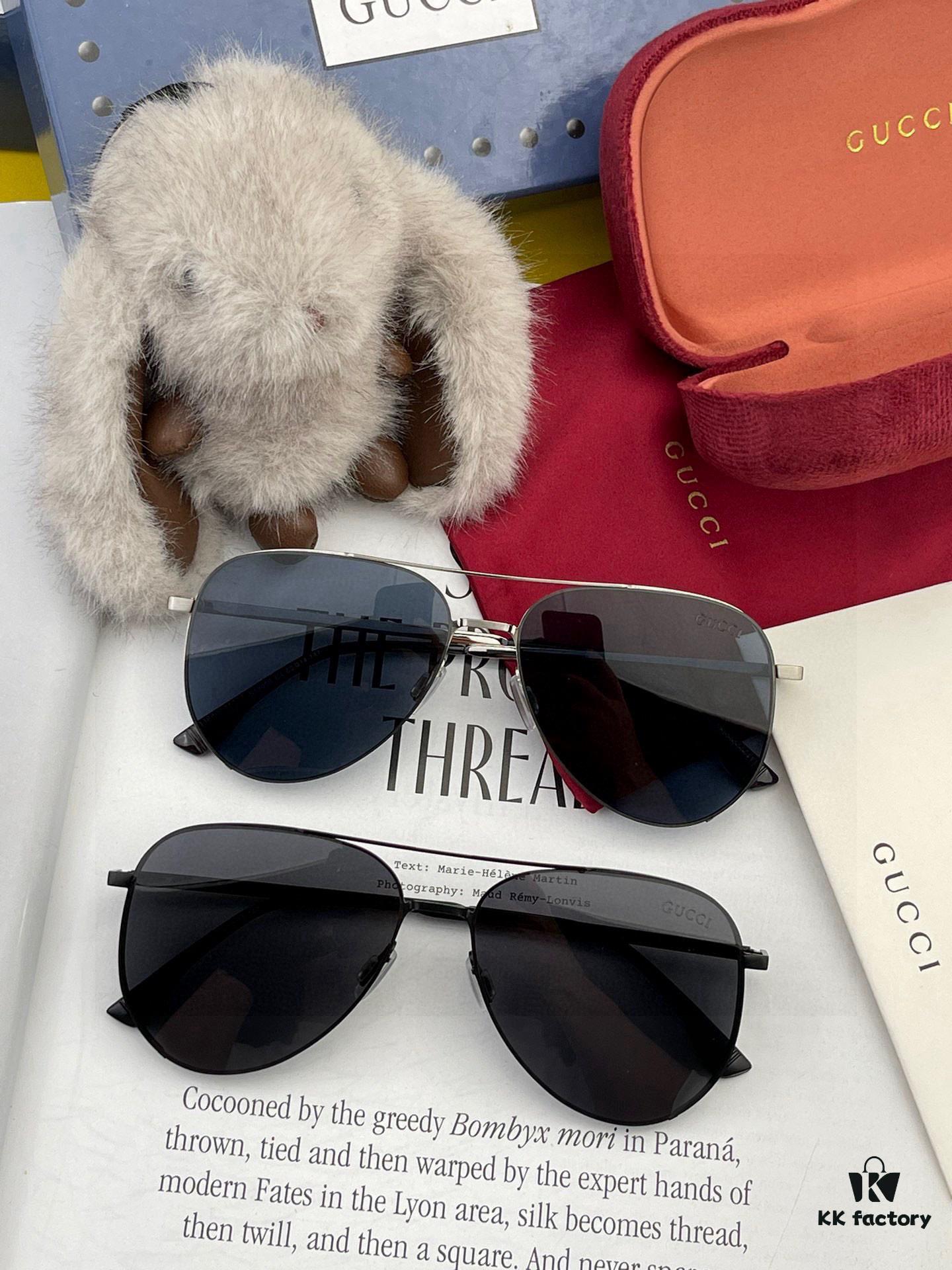 GUCCI Men's Colorful Pilot Polarized Sunglasses