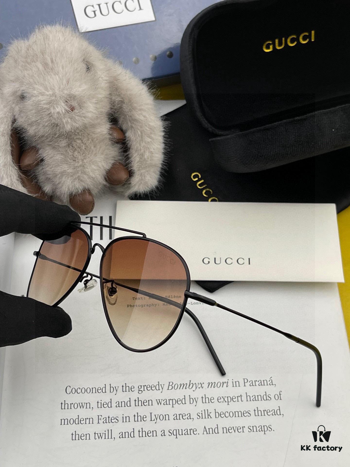 GUCCI 2025 New Unisex Polygonal Sunglasses Model 1865