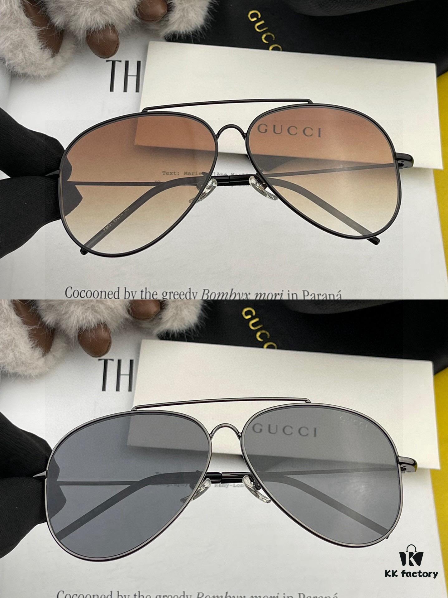 GUCCI 2025 New Unisex Polygonal Sunglasses Model 1865