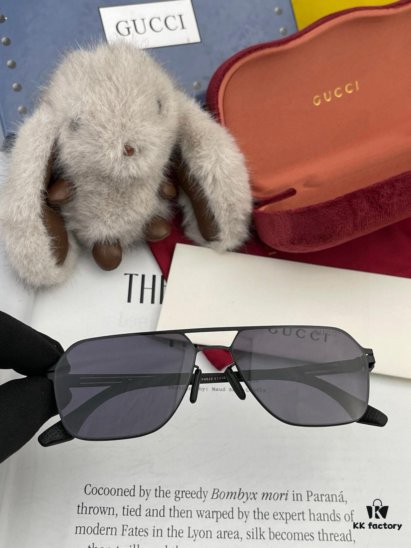 GUCCI 2025 New Unisex Polygonal Sunglasses G0862, Electroplated Finish, Never Fades, Ultra-Lightweight and Highly Elastic, Screw-Free Design, Unbreakable, HD Nylon Lenses, Premium Craftsmanship, Original Materials, Stylish and Versatile
