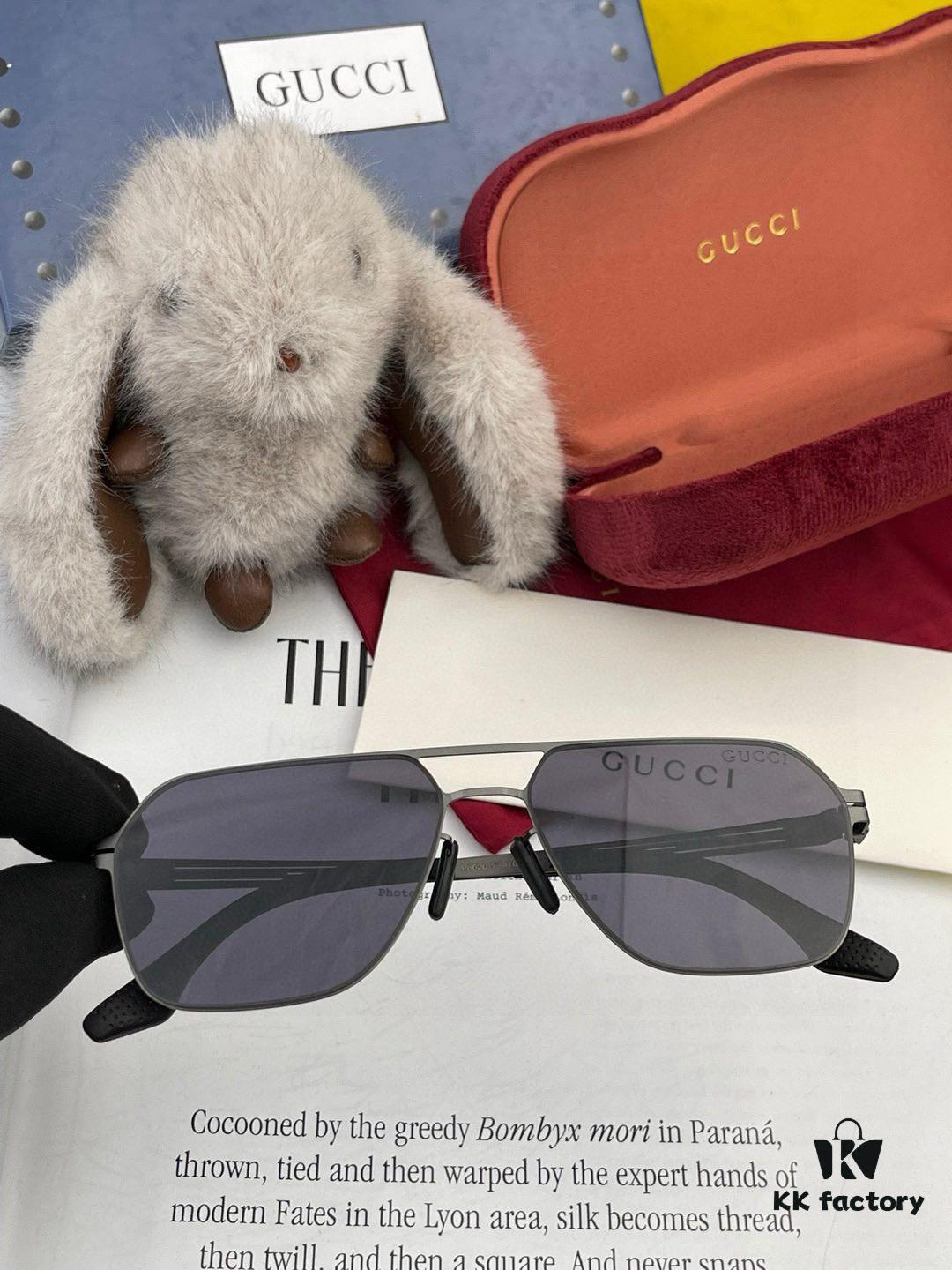 GUCCI 2025 New Unisex Polygonal Sunglasses G0862, Electroplated Finish, Never Fades, Ultra-Lightweight and Highly Elastic, Screw-Free Design, Unbreakable, HD Nylon Lenses, Premium Craftsmanship, Original Materials, Stylish and Versatile