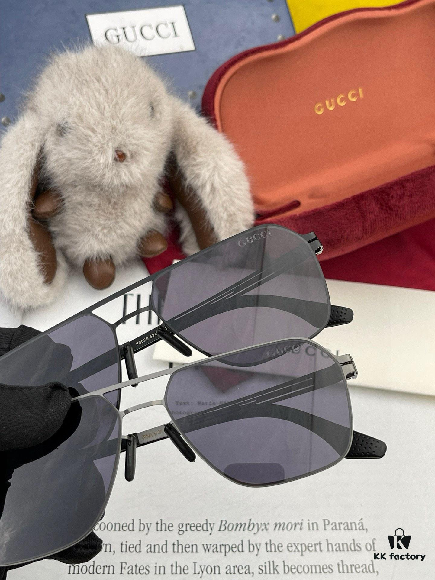 GUCCI 2025 New Unisex Polygonal Sunglasses G0862, Electroplated Finish, Never Fades, Ultra-Lightweight and Highly Elastic, Screw-Free Design, Unbreakable, HD Nylon Lenses, Premium Craftsmanship, Original Materials, Stylish and Versatile