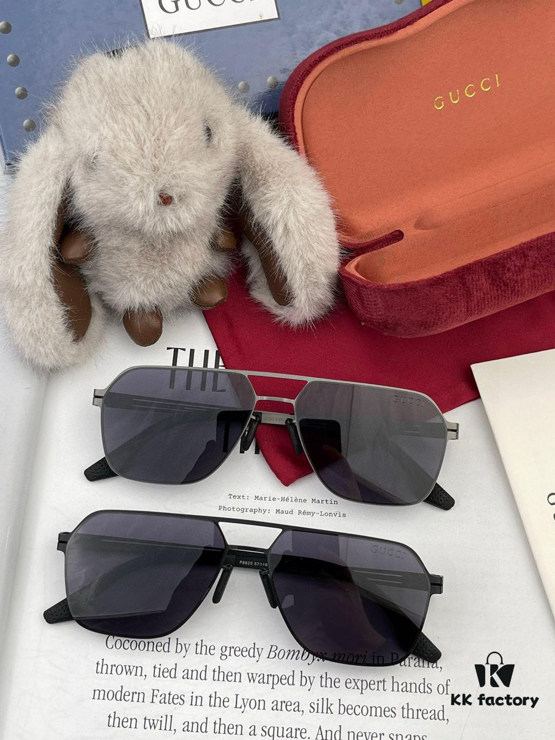 GUCCI 2025 New Unisex Polygonal Sunglasses G0862, Electroplated Finish, Never Fades, Ultra-Lightweight and Highly Elastic, Screw-Free Design, Unbreakable, HD Nylon Lenses, Premium Craftsmanship, Original Materials, Stylish and Versatile