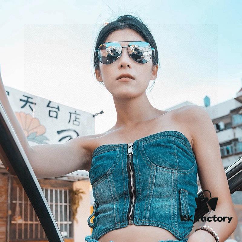 GUCCI Men's Colorful Pilot Polarized Sunglasses