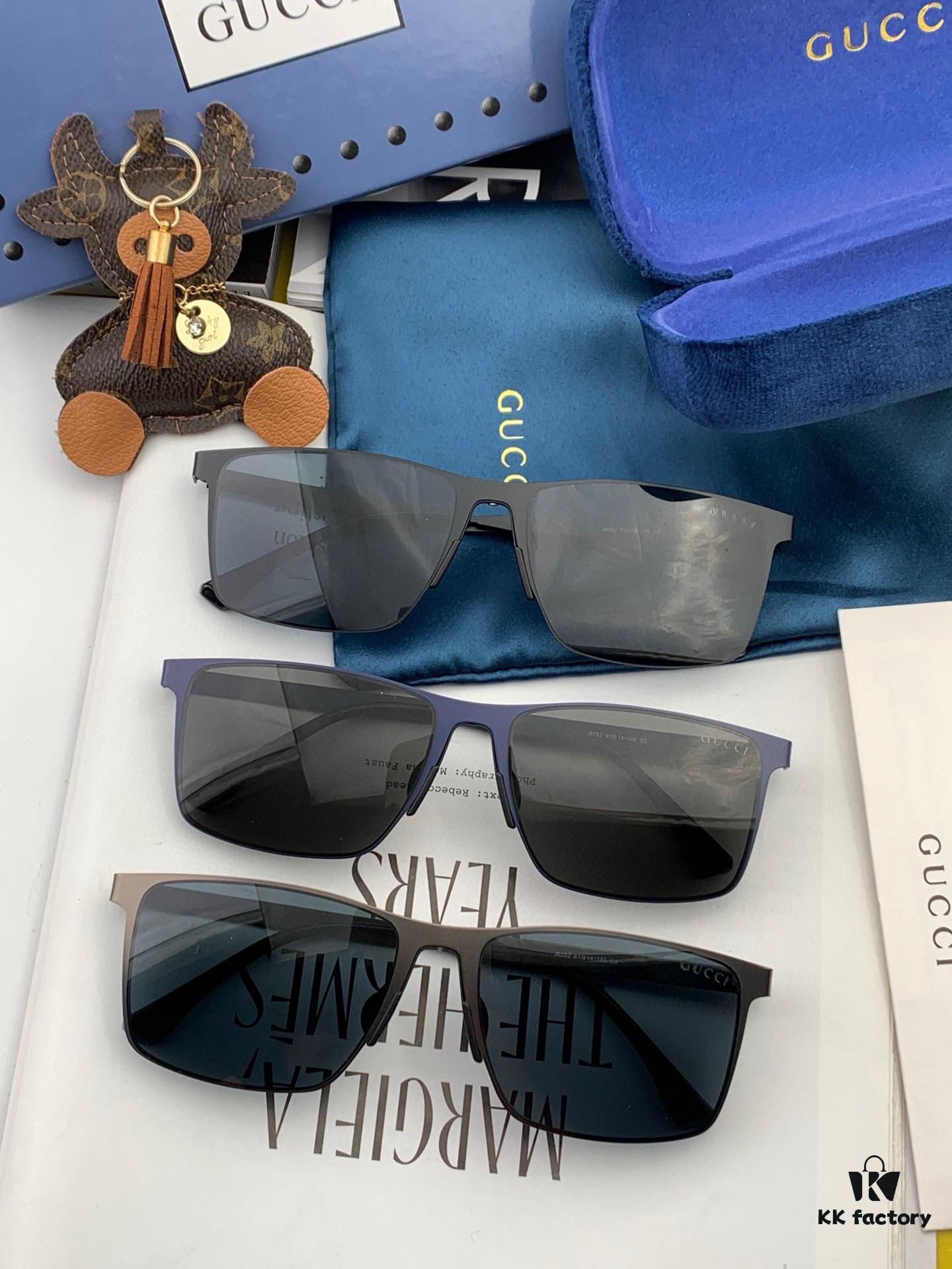 GUCCI Men's Colorful Pilot Polarized Sunglasses