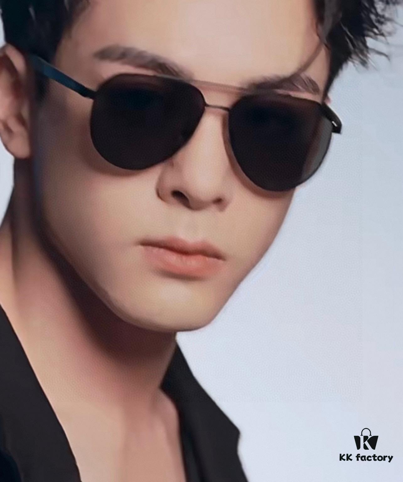 Gucci High-Quality Unisex Sunglasses, Polarized Imported Polylite Lenses, Aviator Style, UV Protection, Slimming Design for Driving and Fishing