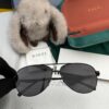 Gucci High-Quality Unisex Sunglasses, Imported Polarized Lenses by Polaroid, Aviator Style, UV Protection, Suitable for Driving and Fishing, Slimming and Versatile Design
