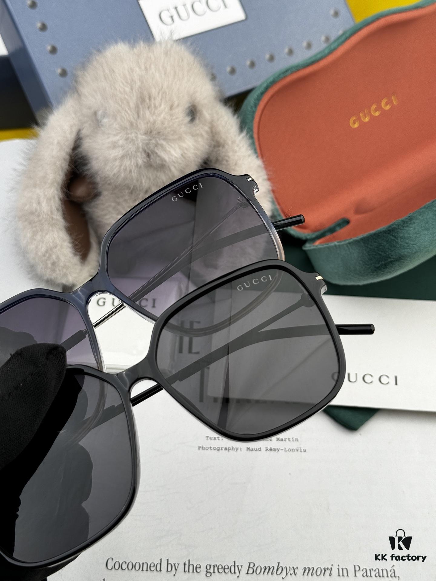 【GUCCI】2025 Spring New Arrival Trendy Fashion Round Frame Polarized Sunglasses High-Quality Lightweight TR Frame Women's HD Thickened Polarized Sunglasses 🕶️