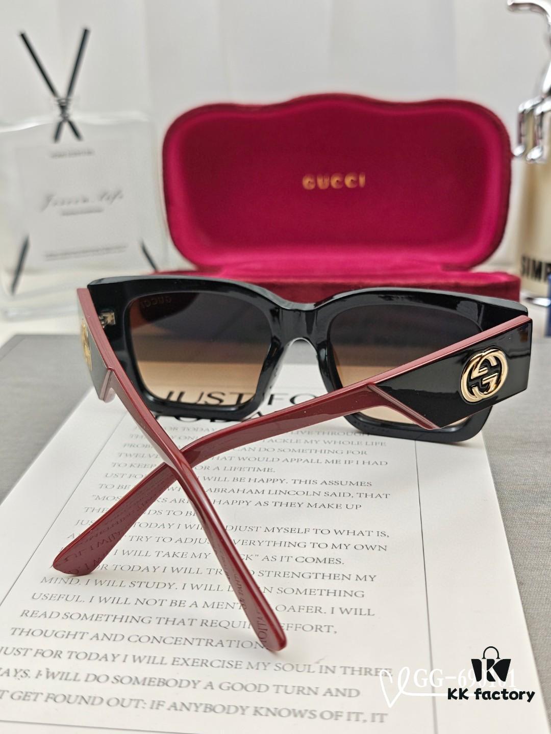 GUCCI Italy - Polarized TR Lightweight Sunglasses with HD Resin Lenses, Model 69101, Size 57-16-148