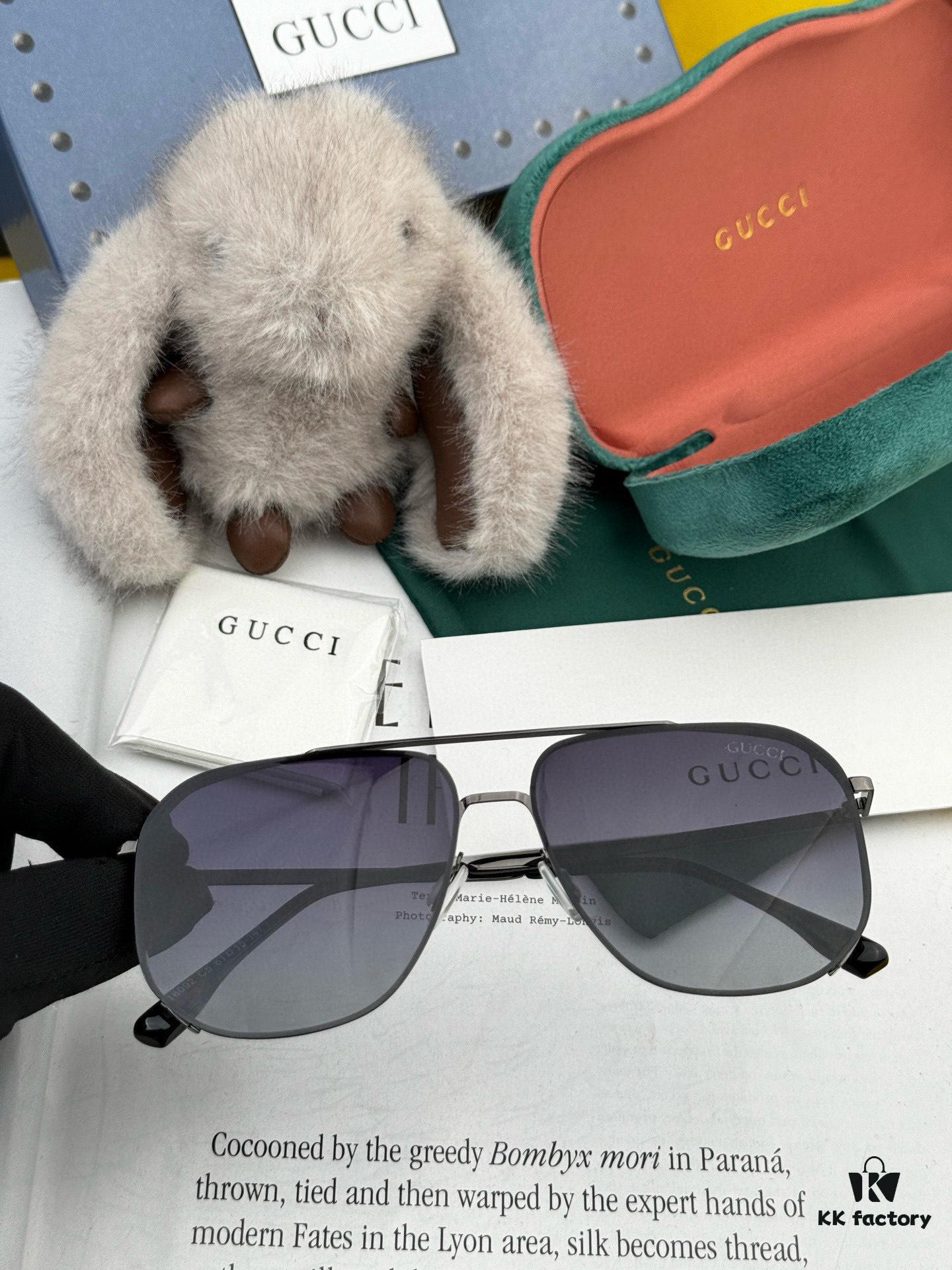 GUCCI Men's Colorful Pilot Polarized Sunglasses