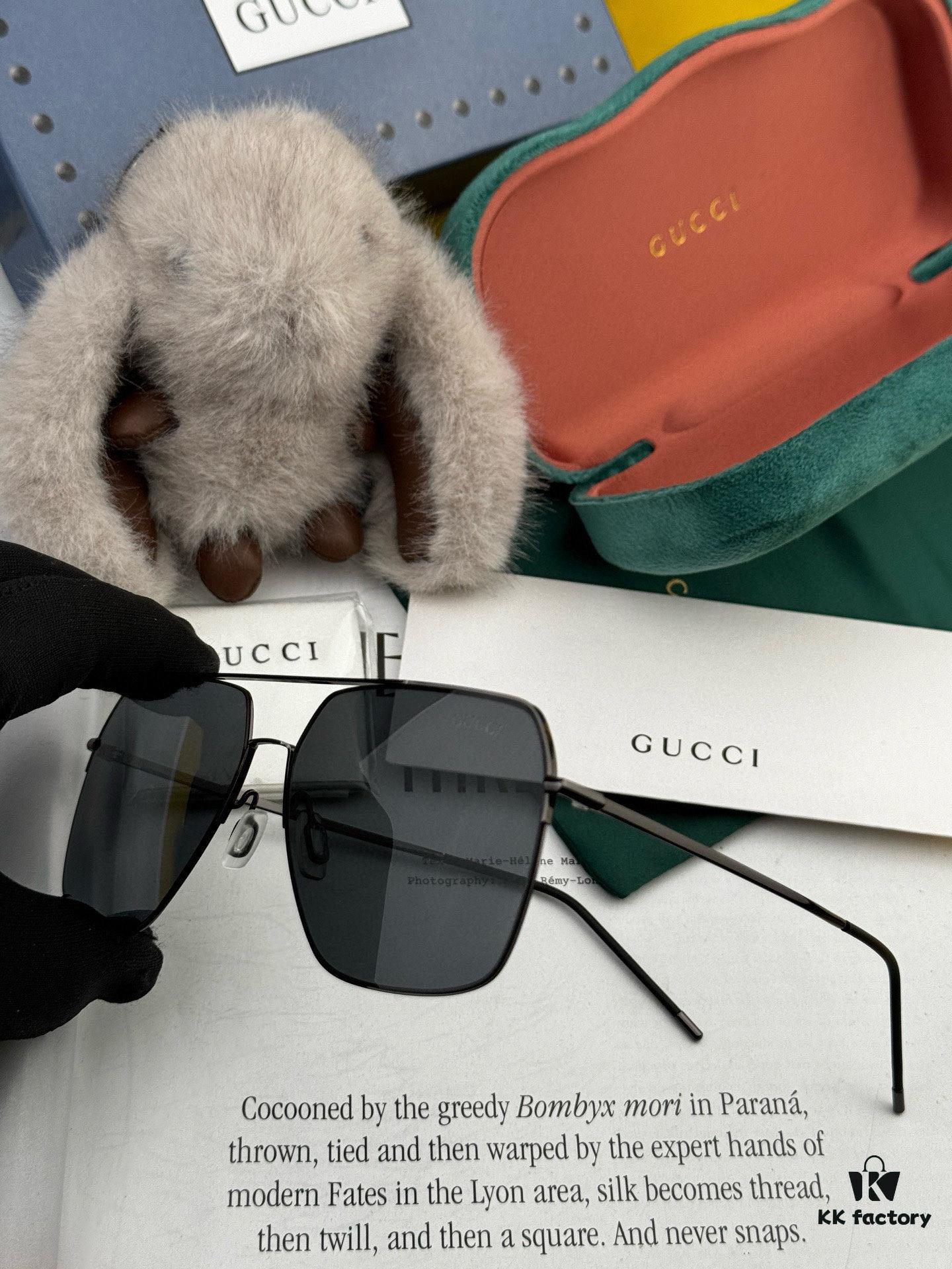 GUCCI Men's Colorful Pilot Polarized Sunglasses