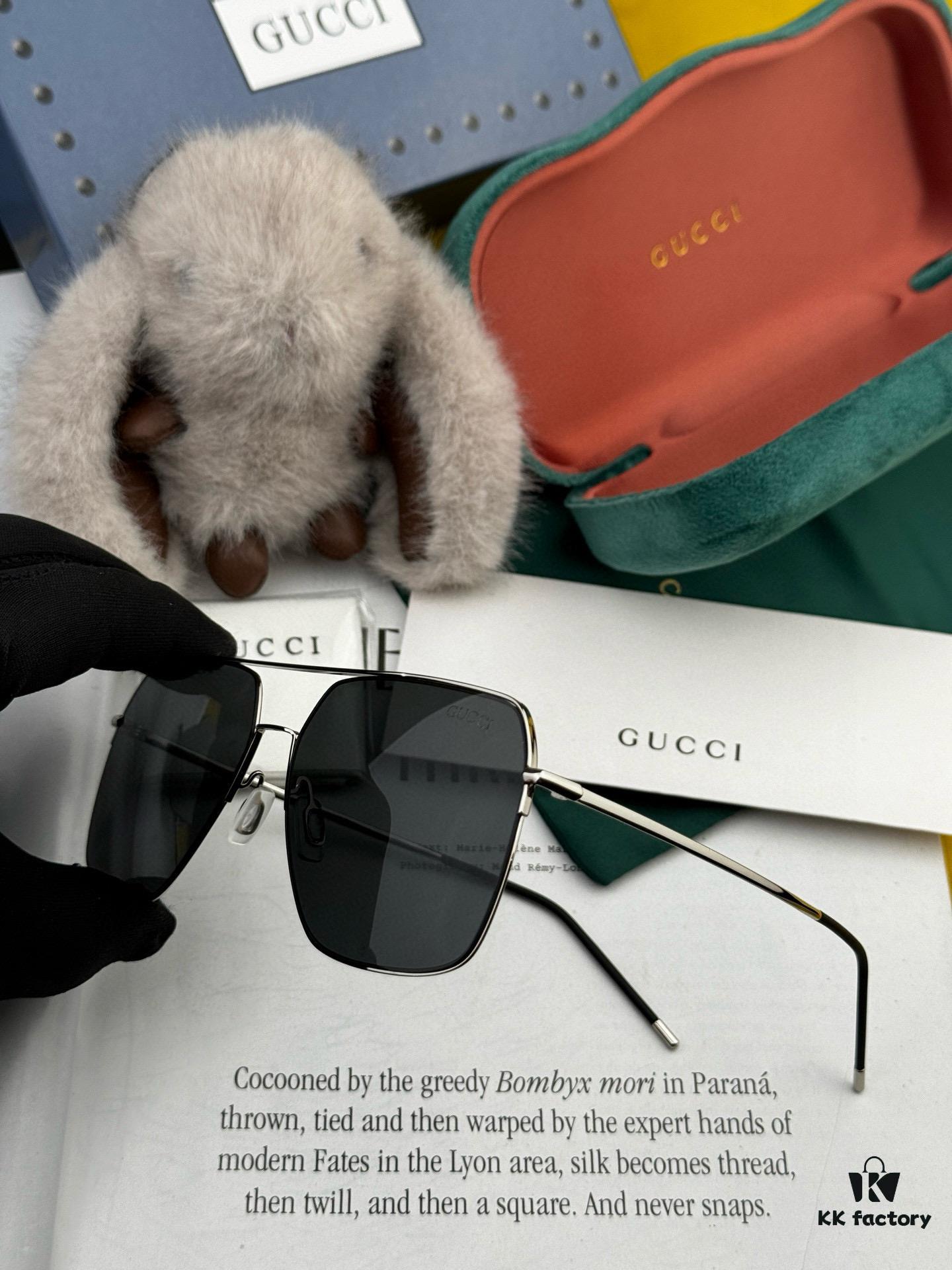 GUCCI Men's Colorful Pilot Polarized Sunglasses
