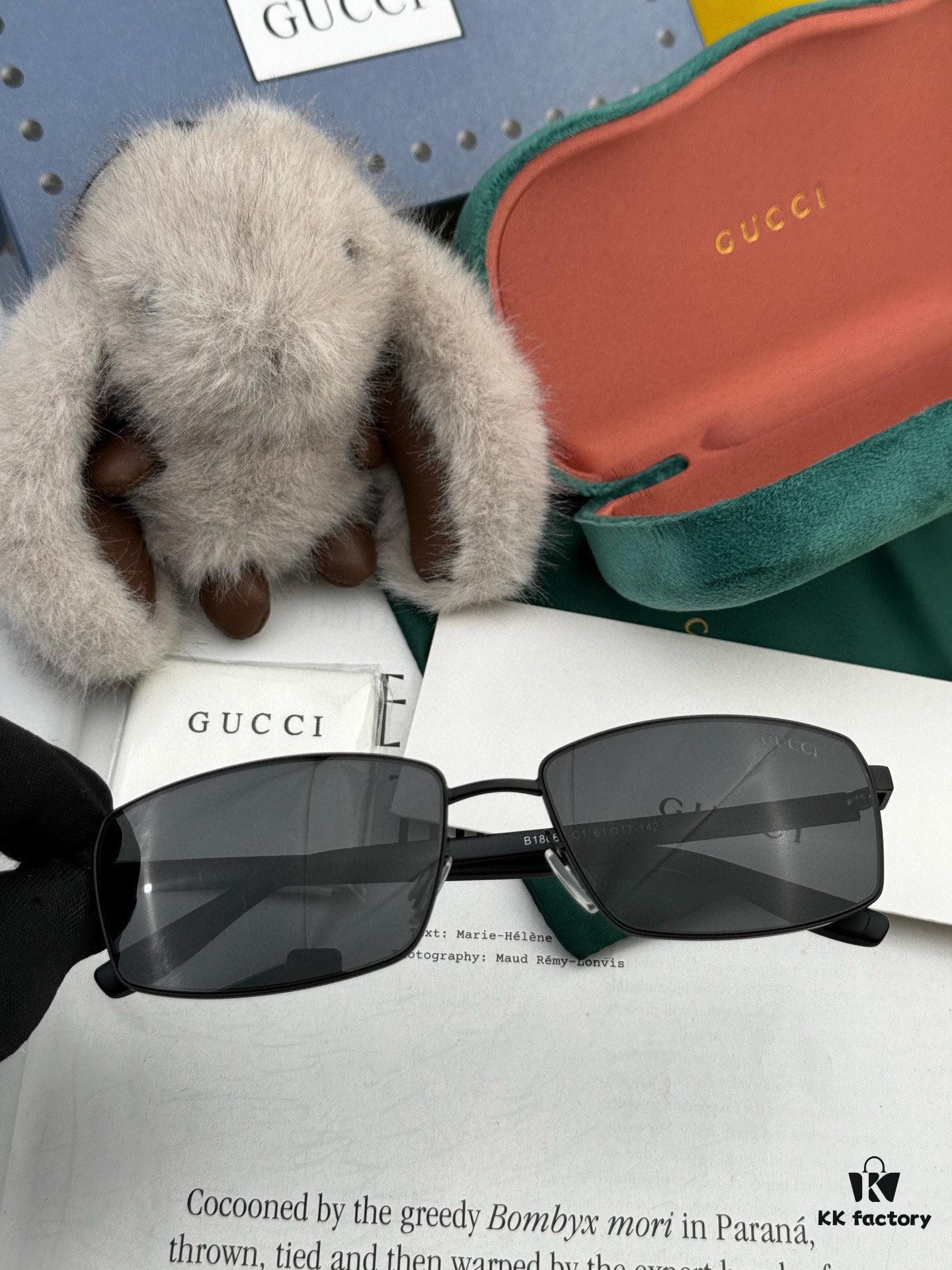 GUCCI Men's Colorful Pilot Polarized Sunglasses