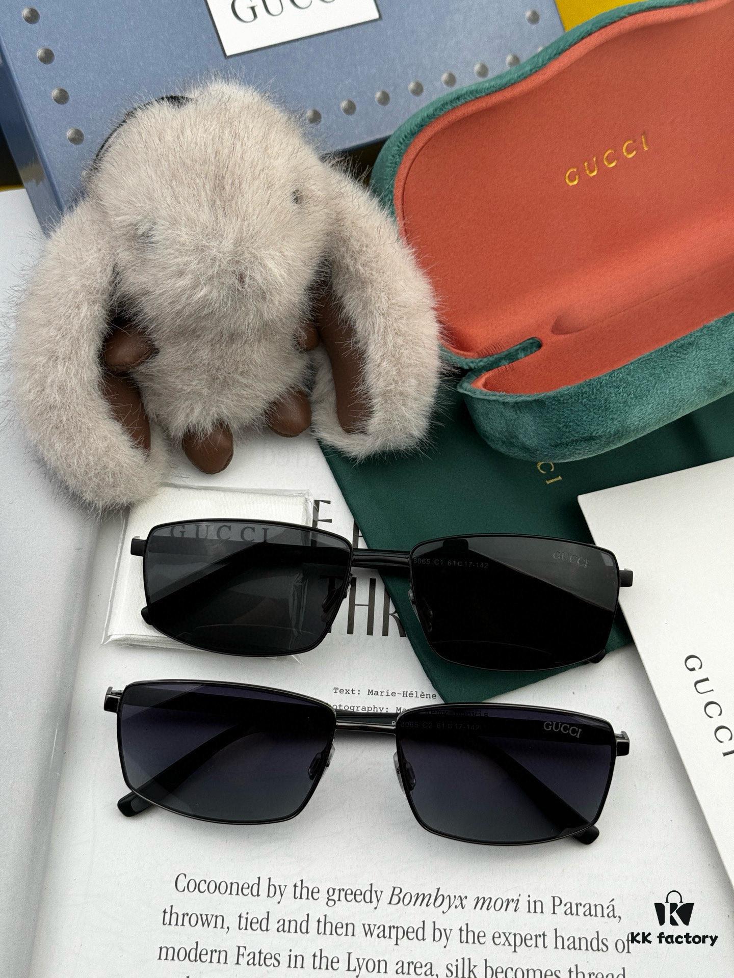 GUCCI Men's Colorful Pilot Polarized Sunglasses