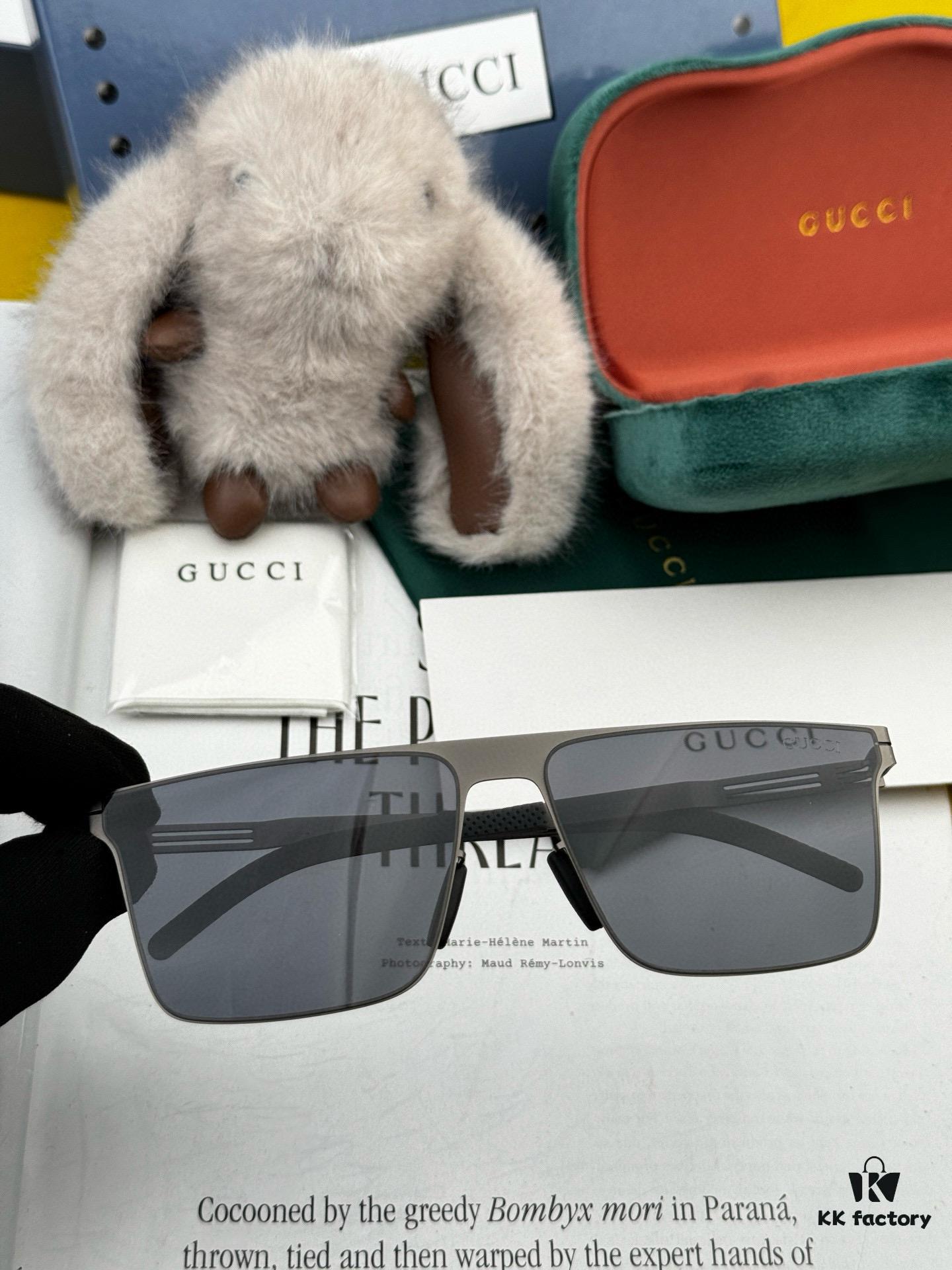 GUCCI 2025 New Unisex Polygonal Sunglasses G188, Electroplated Finish, Never Fades, Ultra-Lightweight and Highly Elastic, Screw-Free Design, Unbreakable Frame, HD Nylon Lenses, Premium Craftsmanship, Original Materials, Stylish and Universal Design, Summer Essential