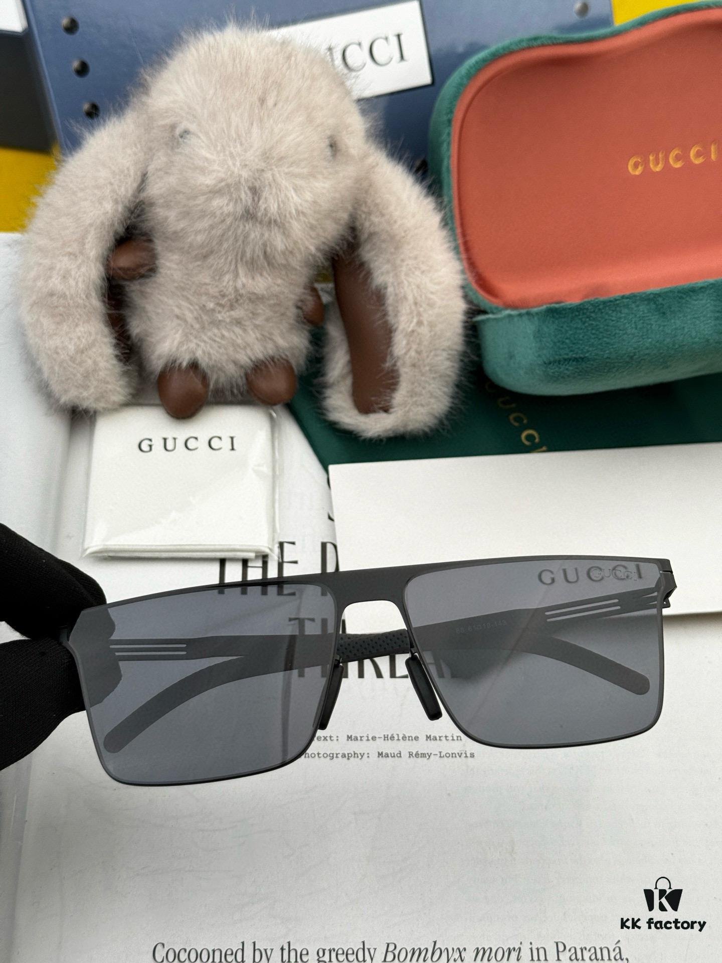 GUCCI 2025 New Unisex Polygonal Sunglasses G188, Electroplated Finish, Never Fades, Ultra-Lightweight and Highly Elastic, Screw-Free Design, Unbreakable Frame, HD Nylon Lenses, Premium Craftsmanship, Original Materials, Stylish and Universal Design, Summer Essential