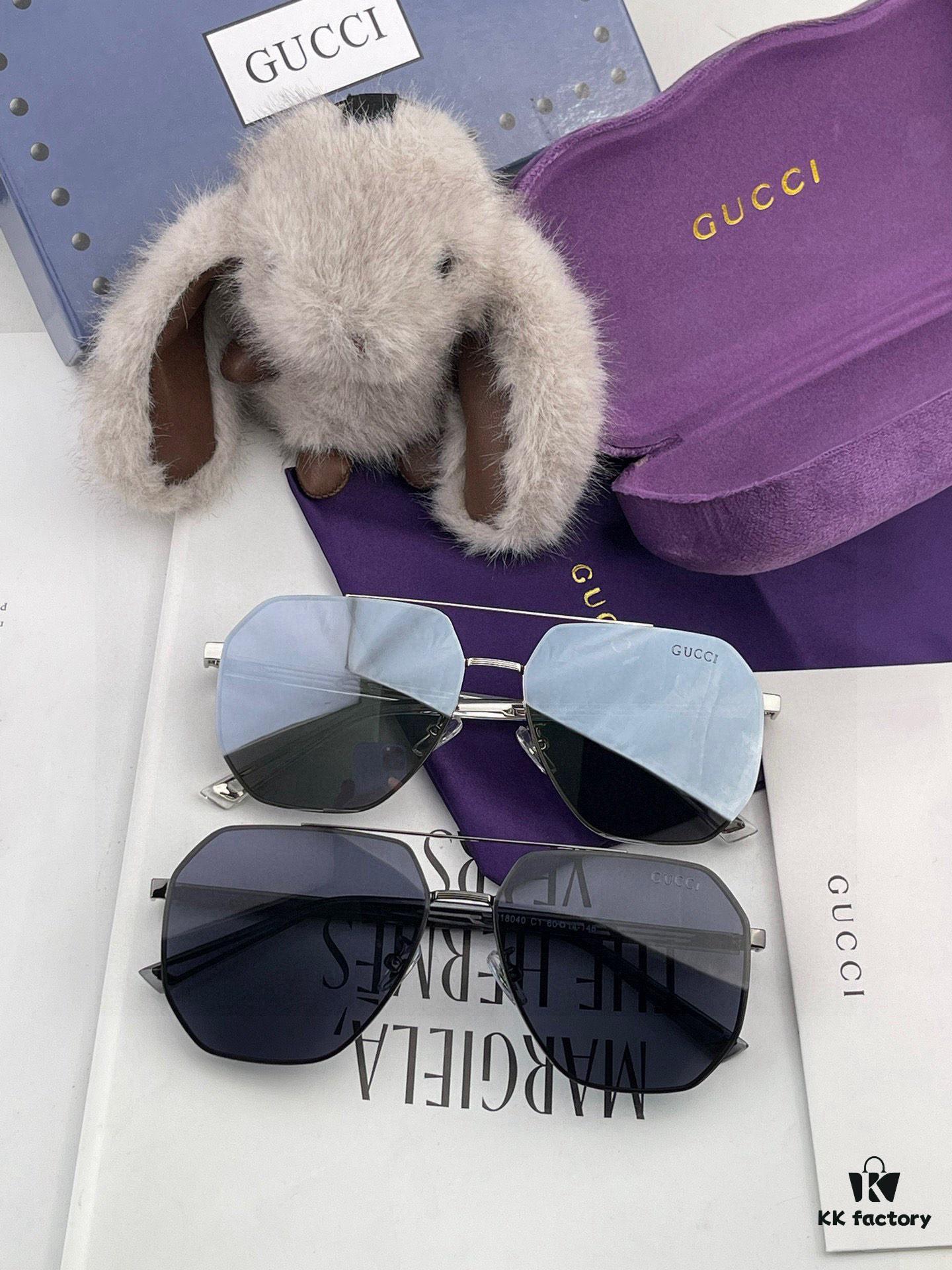 GUCCI Men's Colorful Pilot Polarized Sunglasses