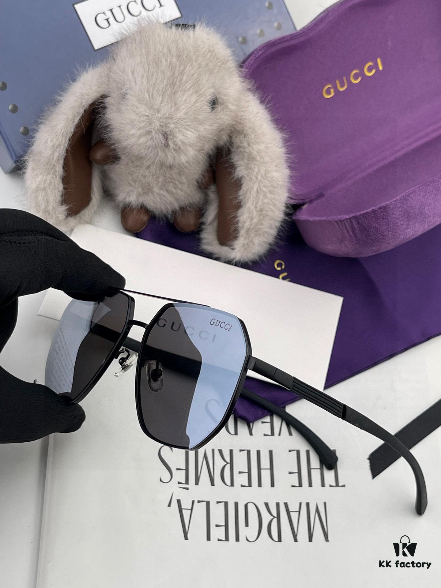 GUCCI Men's Colorful Pilot Polarized Sunglasses