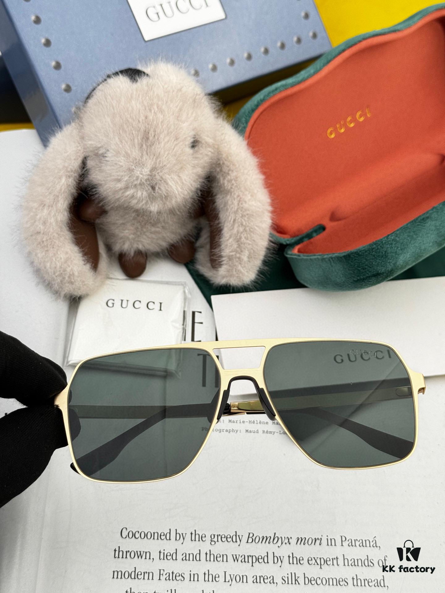 GUCCI Men's Colorful Pilot Polarized Sunglasses
