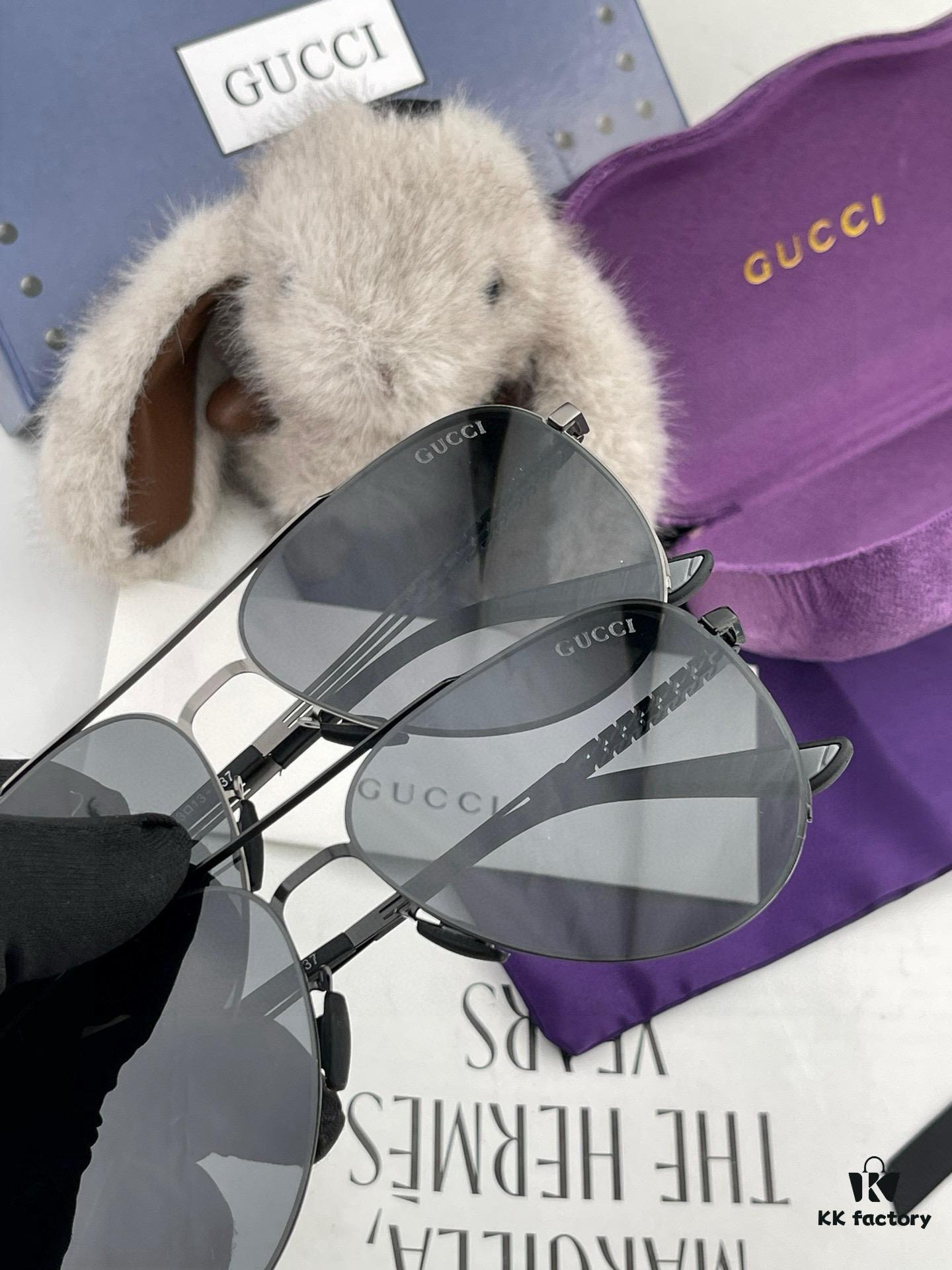 GUCCI Men's Colorful Pilot Polarized Sunglasses G5881