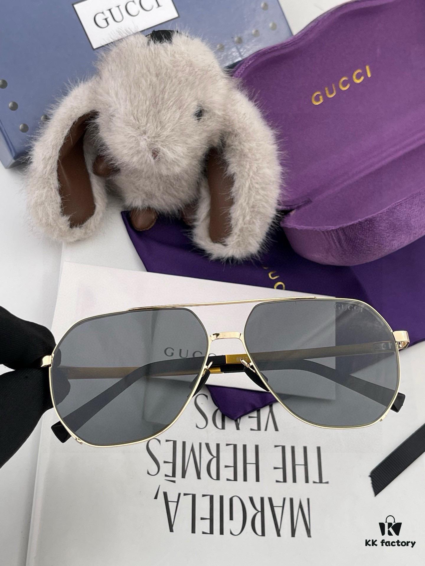 GUCCI Men's Colorful Pilot Polarized Sunglasses