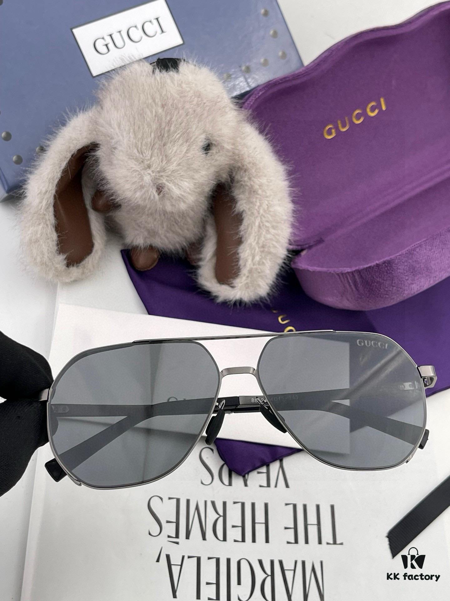 GUCCI Men's Colorful Pilot Polarized Sunglasses